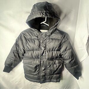 Abercrombie Kids Charcoal Puffer Jacket